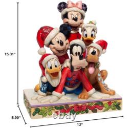 Enesco Jim Shore Disney Traditions Christmas Mickey Mouse and Friends Figurine