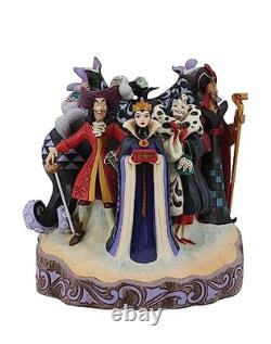 Enesco Jim Shore Disney Traditions Disney Villains Carved by Heart Figurine 9.4