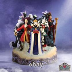 Enesco Jim Shore Disney Traditions Disney Villains Carved by Heart Figurine 9.4