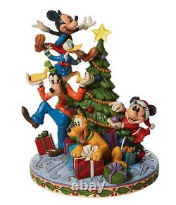 Enesco Jim Shore Disney Traditions Fab 5 Decorating Tree NIB 6008979