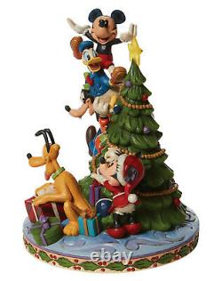 Enesco Jim Shore Disney Traditions Fab 5 Decorating Tree NIB 6008979