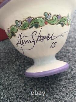 Enesco Jim Shore Disney Traditions Jaq and Gus Tea For Two Tea Cup Rare Signed