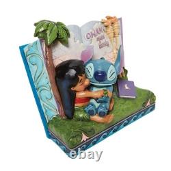 Enesco Jim Shore Disney Traditions Lilo & Stitch Storybook Resin Figure 14cm New
