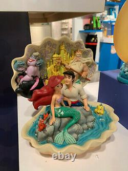 Enesco Jim Shore Disney Traditions Little Mermaid Shell Scene NIB 6005956