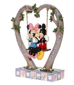 Enesco Jim Shore Disney Traditions Mickey & Minnie on Swing NIB # 6008328