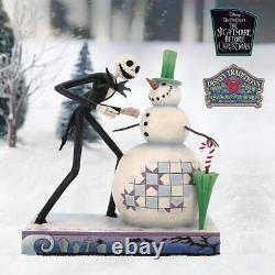 Enesco Jim Shore Disney Traditions Nightmare Before Christmas Jack with Snowman