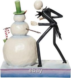 Enesco Jim Shore Disney Traditions Nightmare Before Christmas Jack with Snowman