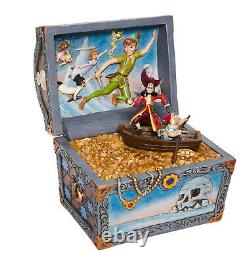 Enesco Jim Shore Disney Traditions Peter Pan Treasure Chest Scene NIB 6008063