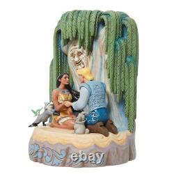 Enesco Jim Shore Disney Traditions Pocahontas Carved by Heart Figurine 8 inch