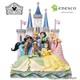 Enesco Jim Shore Disney Traditions Princess Group In Front Of Castle 6013075 Nib
