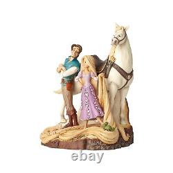 Enesco Jim Shore Disney Traditions Tangled Carved by Heart Figurine 8.25 Inch