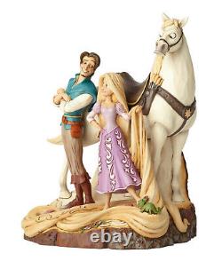 Enesco Jim Shore Disney Traditions Tangled Carved by Heart NIB 4059736