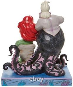 Enesco Jim Shore Disney Traditions The Little Mermaid Ariel & Ursula Figurine