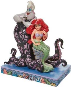 Enesco Jim Shore Disney Traditions The Little Mermaid Ariel & Ursula Figurine