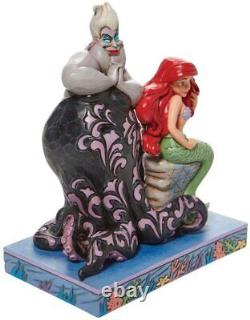 Enesco Jim Shore Disney Traditions The Little Mermaid Ariel & Ursula Figurine