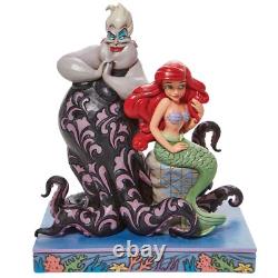 Enesco Jim Shore Disney Traditions The Little Mermaid Ariel and Ursula Figuri