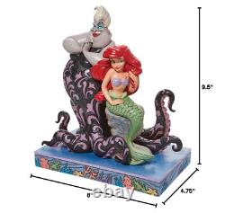 Enesco Jim Shore Disney Traditions The Little Mermaid Ariel and Ursula Figuri