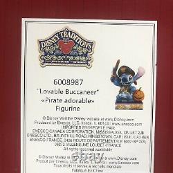 Enesco Loveable Buccaneer Pirate Halloween Stitch 6008987 Disney Traditions