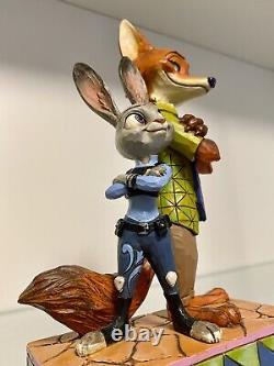 Enesco Partners in Crime-fighting ZOOTOPIA Nick Judy Figurine 4057956 Disney