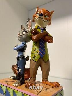 Enesco Partners in Crime-fighting ZOOTOPIA Nick Judy Figurine 4057956 Disney