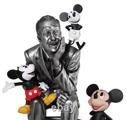 Enesco Statue100th Anniversary Figures Walt Disney & Mickey Mouse