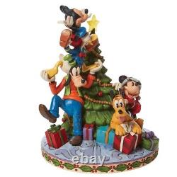 Fab 5 Decorating Christmas Tree Figurine Disney Traditions by Jim Shore 6008979