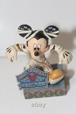 HAPPY HAUNTING Mickey Mouse Jim Shore Disney Mummy Figurine 4023553 with Tag