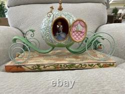 JIM SHORE DISNEY TRADITIONS Cinderella Enchanted Carriage withLight Figurine NIB