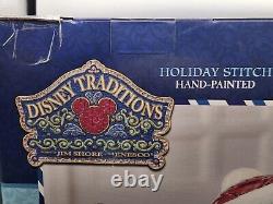 JIM SHORE Disney Traditions Lilo & STITCH Enesco 16 Christmas Lights Statue