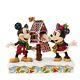 Japan Tokyo Disney Store Enesco Mickey Minnie Figure Christmas Letter Traditions
