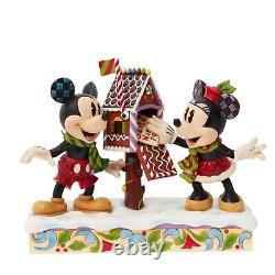 Japan Tokyo Disney Store enesco Mickey Minnie Figure Christmas Letter TRADITIONS