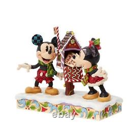 Japan Tokyo Disney Store enesco Mickey Minnie Figure Christmas Letter TRADITIONS