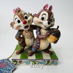 Jim Shore #4031475 Nutty Buddies Disney Showcase Chip & Dale Chipmunks Enesco