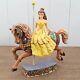 Jim Shore Belle Disney Princess Of Knowledge Carousel Horse Beauty & The Beast