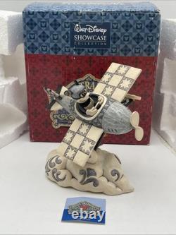 Jim Shore Black & White Mickey Aviator Silver Skies 4023572 Disney Traditions