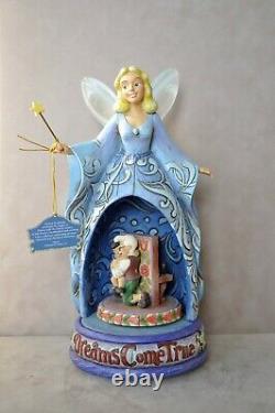 Jim Shore DREAMS COME TRUE Blue Fairy Disney Pinocchio 4010022 music & light