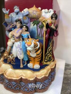 Jim Shore Disney ALADDIN CARVED BY HEART 6008999 Jasmine Genie Wondrous Place