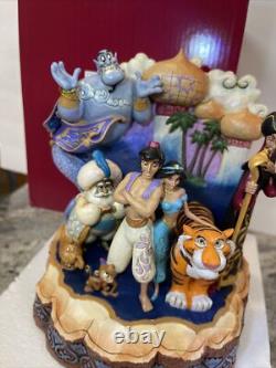 Jim Shore Disney ALADDIN CARVED BY HEART 6008999 Jasmine Genie Wondrous Place