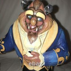 Jim Shore Disney A Beast Beneath A Spell Two Sided Statue Rare