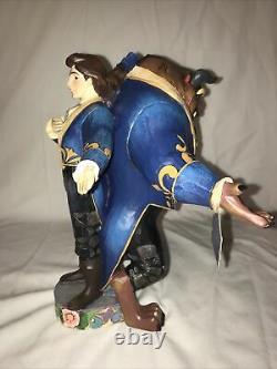 Jim Shore Disney A Beast Beneath A Spell Two Sided Statue Rare