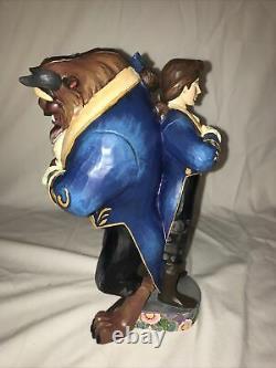 Jim Shore Disney A Beast Beneath A Spell Two Sided Statue Rare