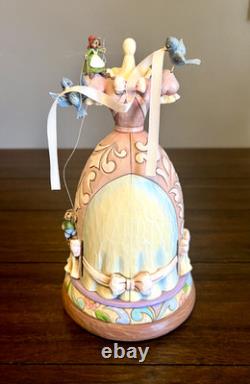Jim Shore Disney A Dream is a Wish Your Heart Makes Cinderella Dress Music Box