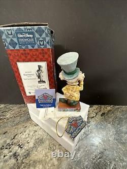 Jim Shore Disney Alice In Wonderland Mad Cap Mayhem Mad Hatter. #4023529 New