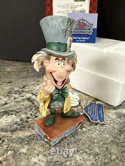Jim Shore Disney Alice In Wonderland Mad Cap Mayhem Mad Hatter. #4023529 New