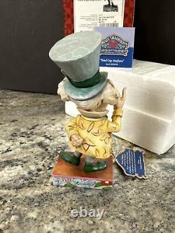 Jim Shore Disney Alice In Wonderland Mad Cap Mayhem Mad Hatter. #4023529 New