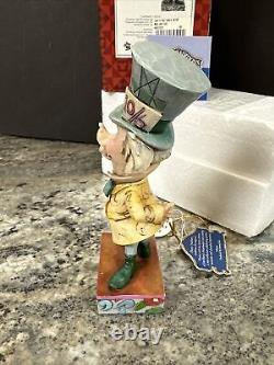 Jim Shore Disney Alice In Wonderland Mad Cap Mayhem Mad Hatter. #4023529 New