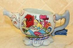 Jim Shore Disney Alice In Wonderland Tea Cup Planter