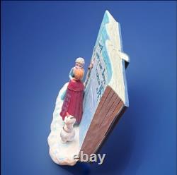 Jim Shore Disney Frozen Storybook Figurine? Act Of Love? Elsa Anna 4049644