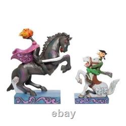 Jim Shore Disney Headless Horseman Heads Up Ichabod Crane 6007059 New RARE