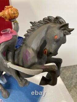 Jim Shore Disney Heads Up Ichabod! - Headless Horseman & Ichabod Crane Halloween